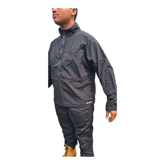 Timberland DWR Trail Pullover Jacket Only Mens Medium Lightweight Outdoor Active - Picture 10 of 15